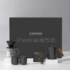 Ceramic Pour-Over Coffee Brewing Gift Set - SipsNBrews