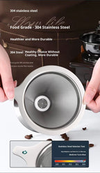 Stainless steel coffee filter - SipsNBrews