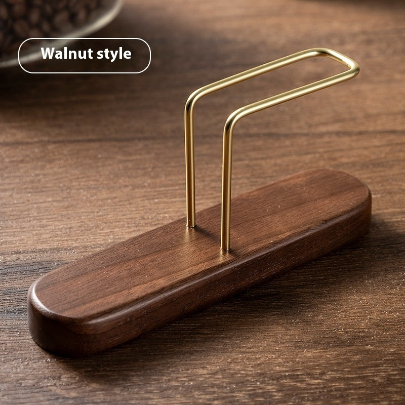 Solid Wood Coffee Filter Paper Holder - SipsNBrews