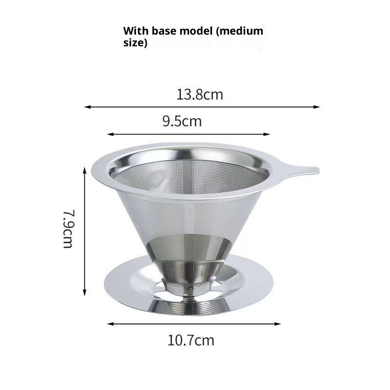 Stainless steel coffee filter - SipsNBrews