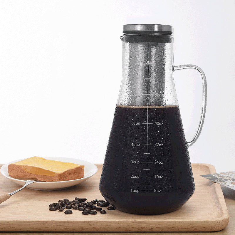 Large-Capacity Glass Coffee Carafe - SipsNBrews