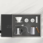 Ceramic Pour-Over Coffee Brewing Gift Set - SipsNBrews