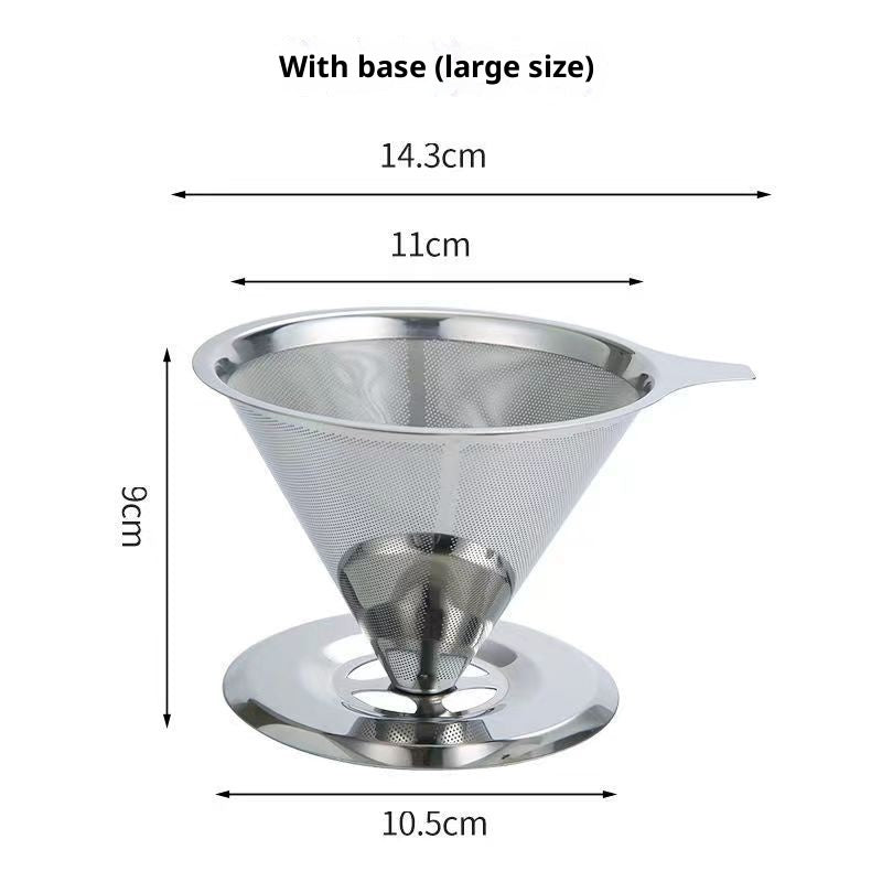 Stainless steel coffee filter - SipsNBrews