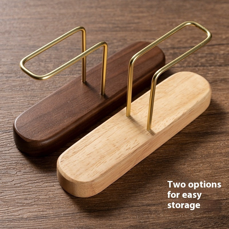 Solid Wood Coffee Filter Paper Holder - SipsNBrews