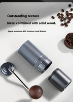 Manual Coffee Grinder with External Adjustment - SipsNBrews