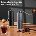 Manual Coffee Grinder with External Adjustment - SipsNBrews