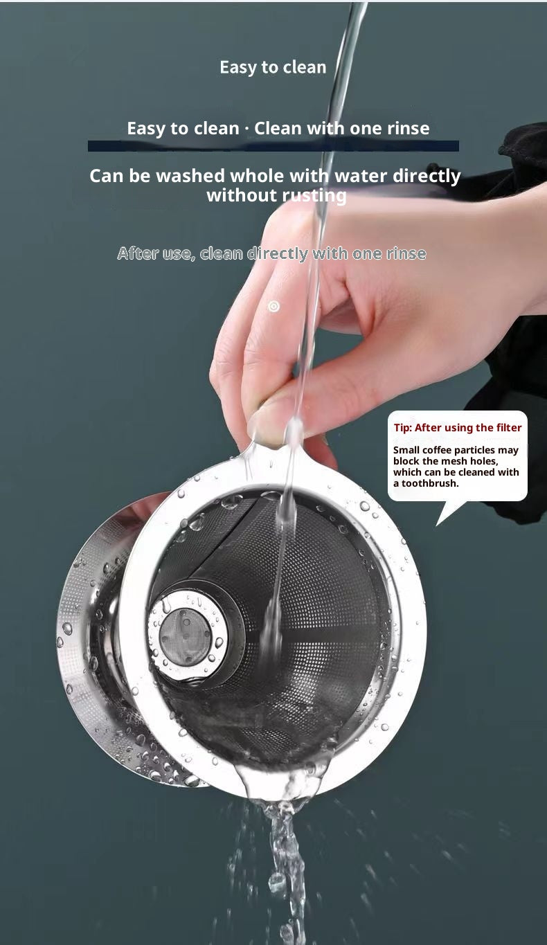 Stainless steel coffee filter - SipsNBrews