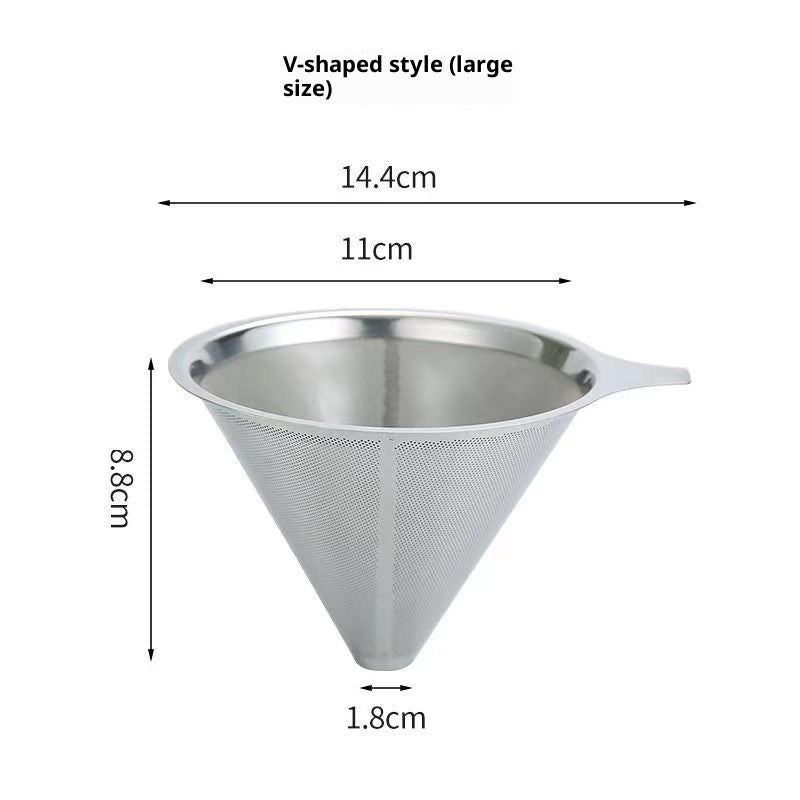 Stainless steel coffee filter - SipsNBrews