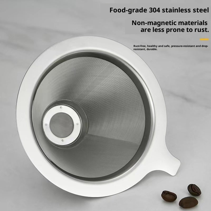 Stainless steel coffee filter - SipsNBrews