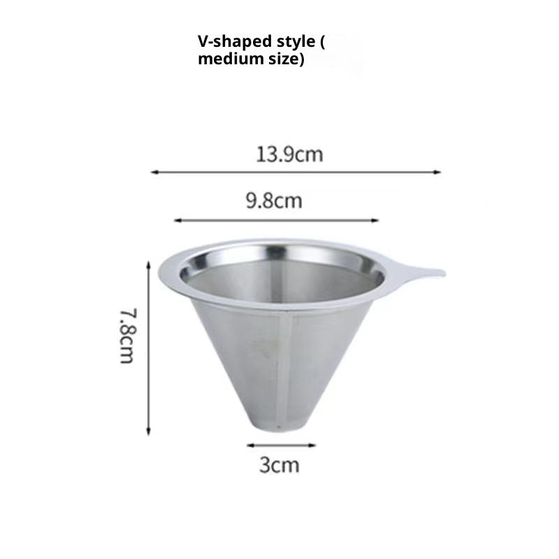 Stainless steel coffee filter - SipsNBrews
