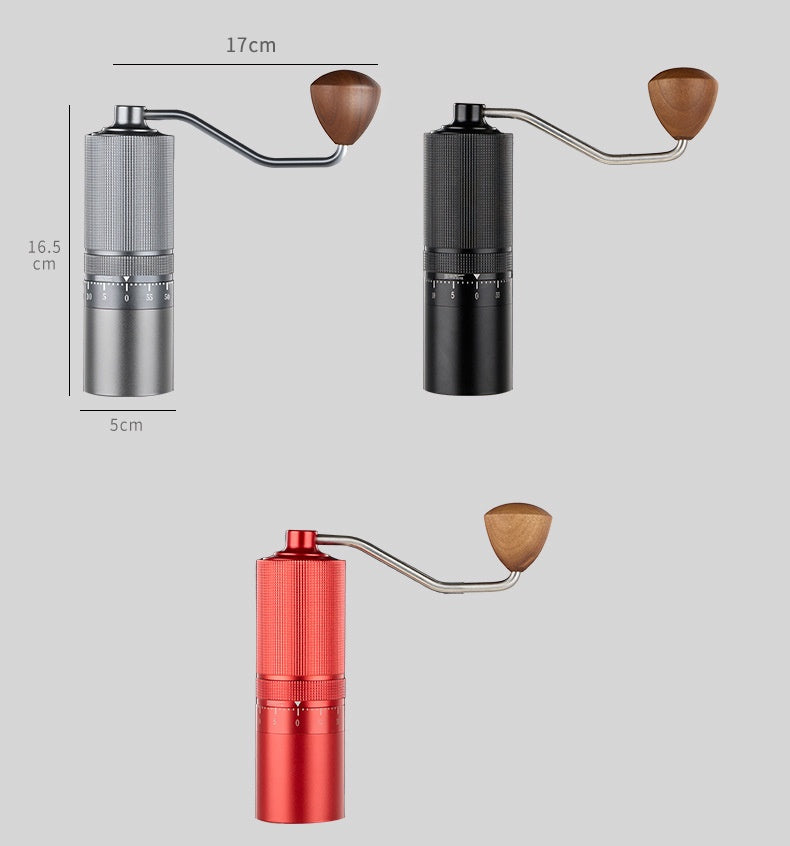 Manual Coffee Grinder with External Adjustment - SipsNBrews